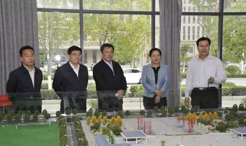 市長(zhǎng)陳青，副市長(zhǎng)王月成陪同省電力投資集團(tuán)公司總經(jīng)理李輝一行深入階州廣場(chǎng)視察