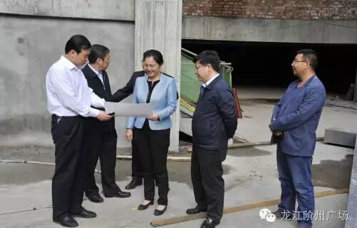 市長(zhǎng)陳青，副市長(zhǎng)王月成陪同省電力投資集團(tuán)公司總經(jīng)理李輝一行深入階州廣場(chǎng)視察
