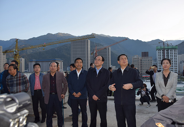 全國、省市政協(xié)委員體驗蘭渝鐵路、視察階州廣場